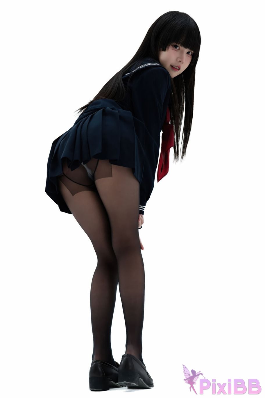 Cosplayer Shimizu Nagi Juniors uniform PixiBB.COM 019