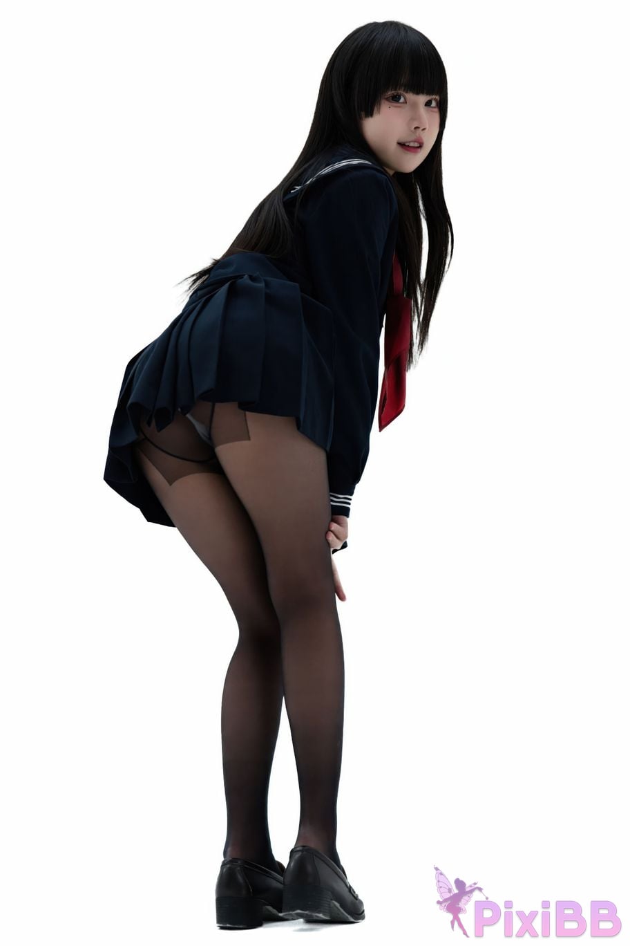 Cosplayer Shimizu Nagi Juniors uniform PixiBB.COM 020