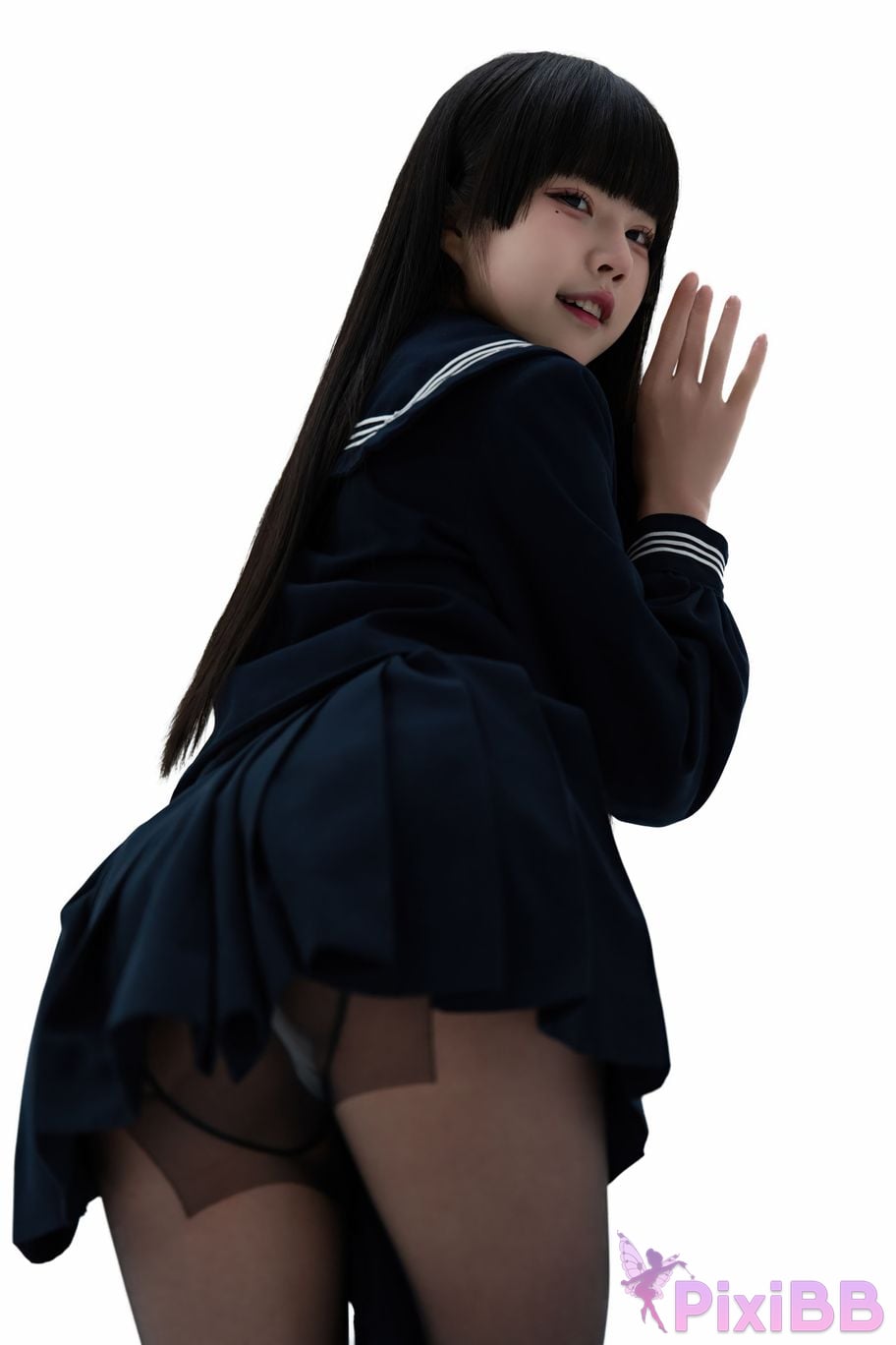 Cosplayer Shimizu Nagi Juniors uniform PixiBB.COM 024