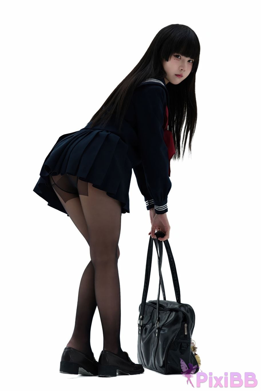 Cosplayer Shimizu Nagi Juniors uniform PixiBB.COM 025
