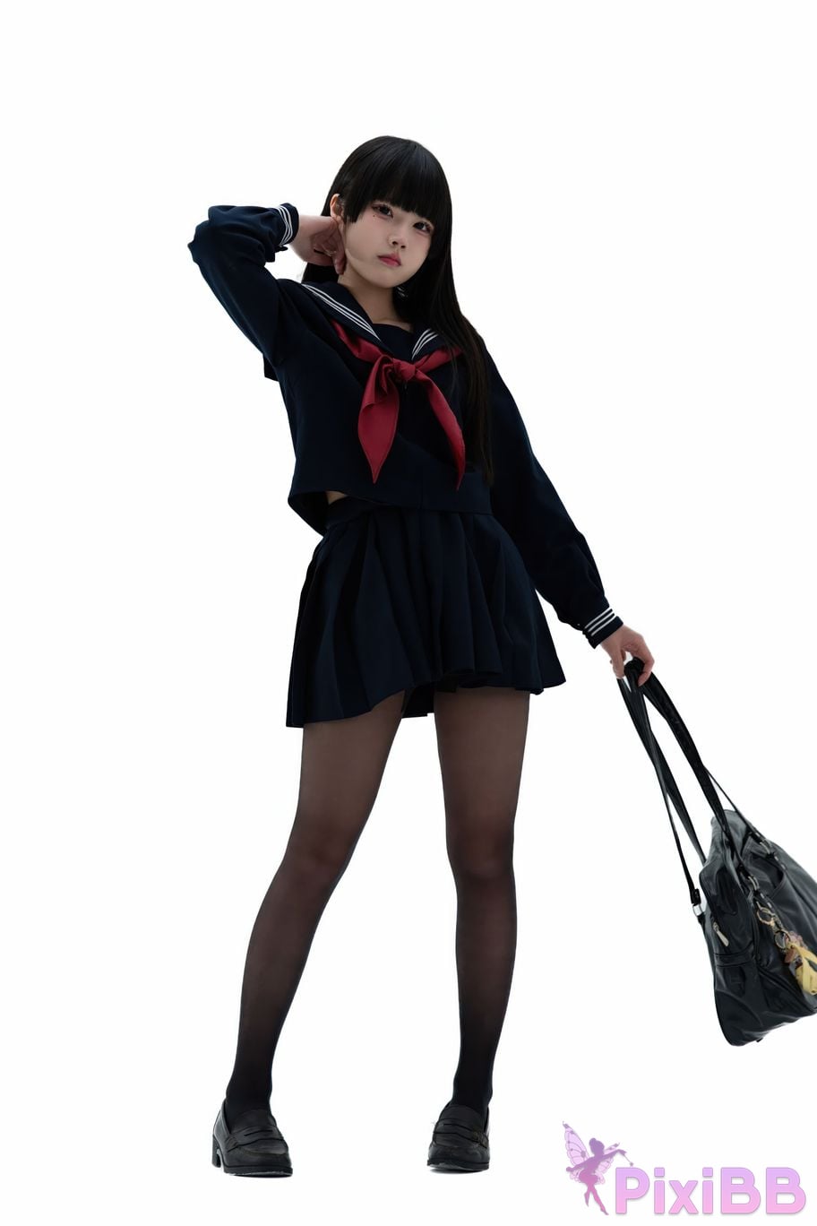 Cosplayer Shimizu Nagi Juniors uniform PixiBB.COM 026