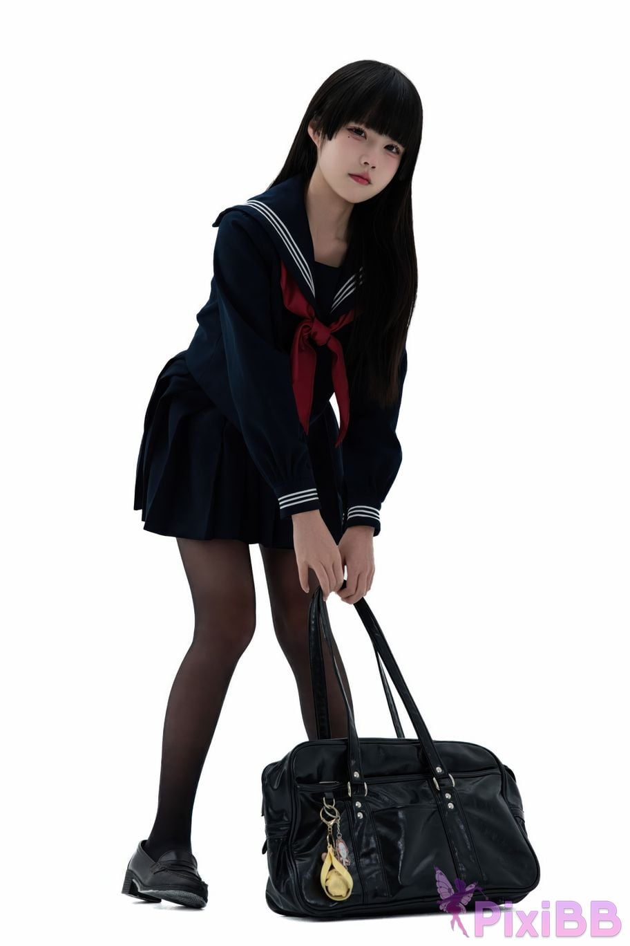 Cosplayer Shimizu Nagi Juniors uniform PixiBB.COM 027