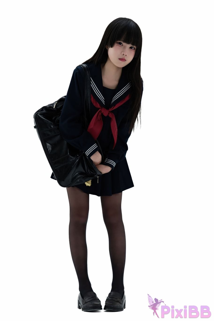 Cosplayer Shimizu Nagi Juniors uniform PixiBB.COM 031