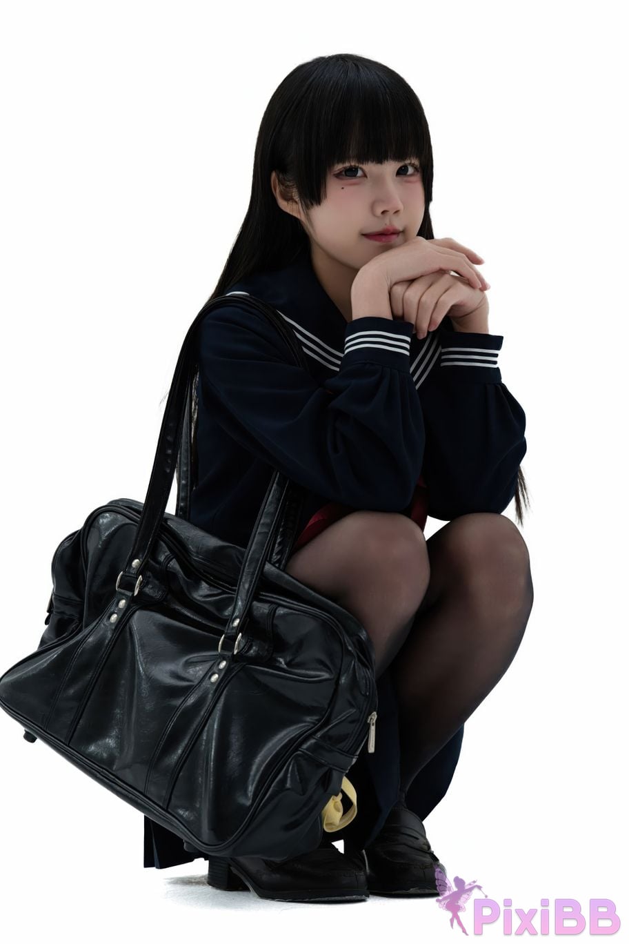 Cosplayer Shimizu Nagi Juniors uniform PixiBB.COM 032