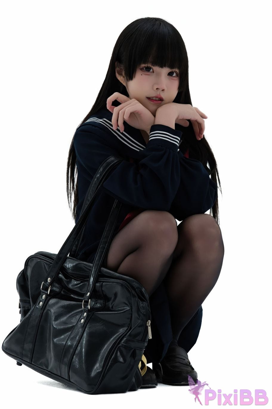 Cosplayer Shimizu Nagi Juniors uniform PixiBB.COM 033