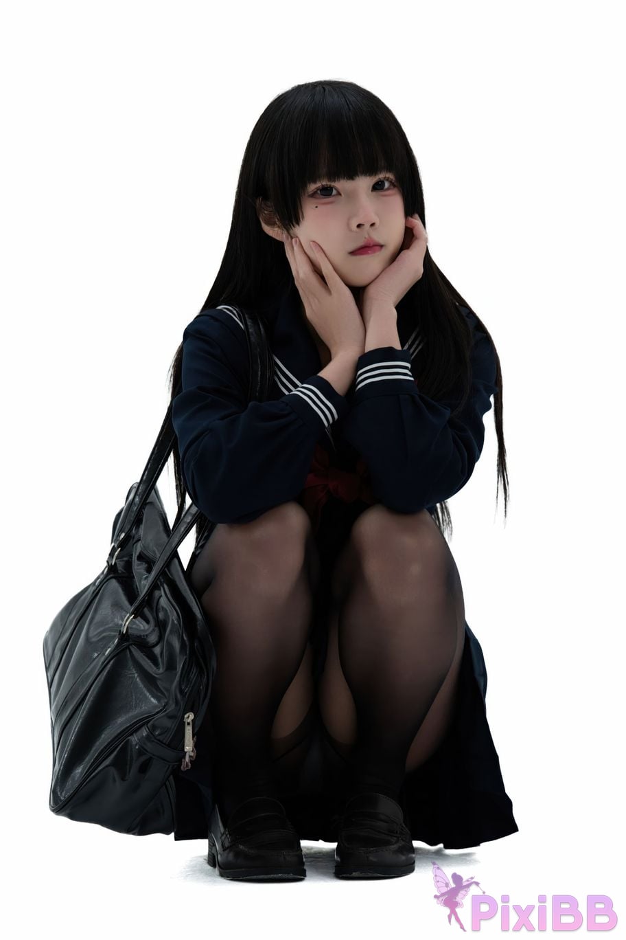 Cosplayer Shimizu Nagi Juniors uniform PixiBB.COM 037