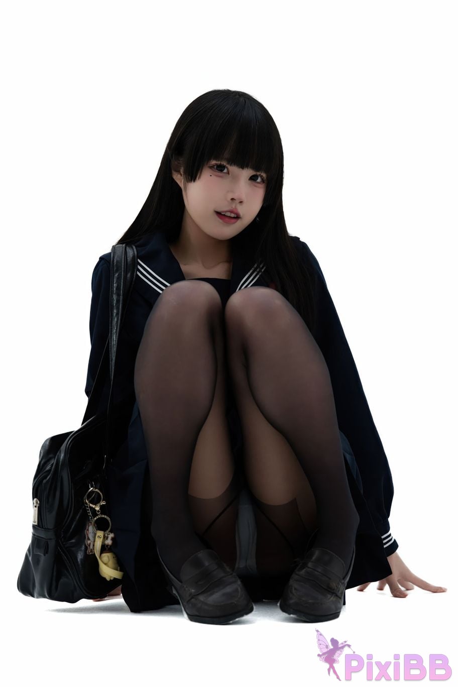 Cosplayer Shimizu Nagi Juniors uniform PixiBB.COM 038