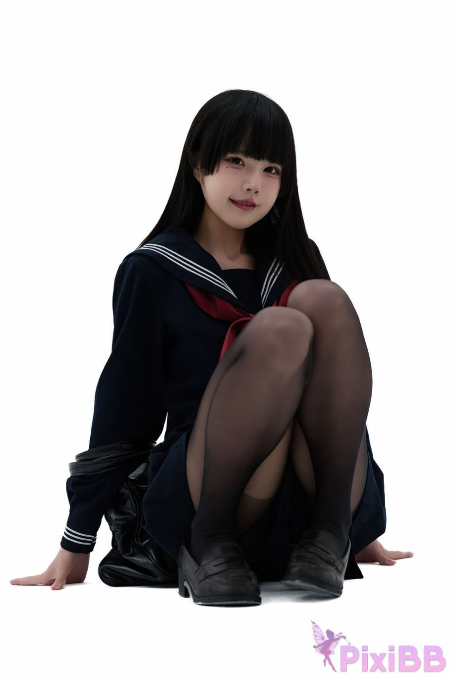 Cosplayer Shimizu Nagi Juniors uniform PixiBB.COM 039