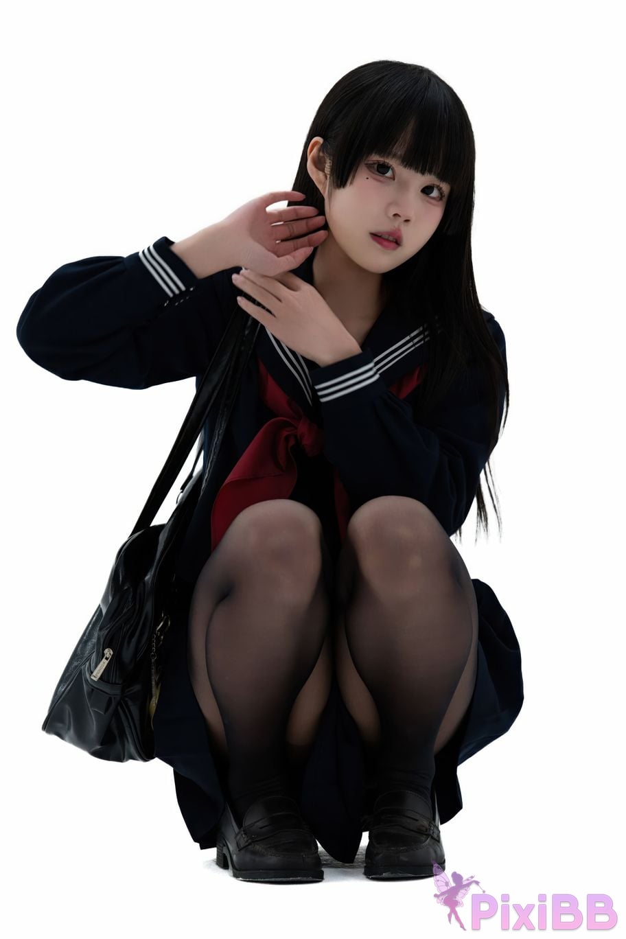 Cosplayer Shimizu Nagi Juniors uniform PixiBB.COM 040