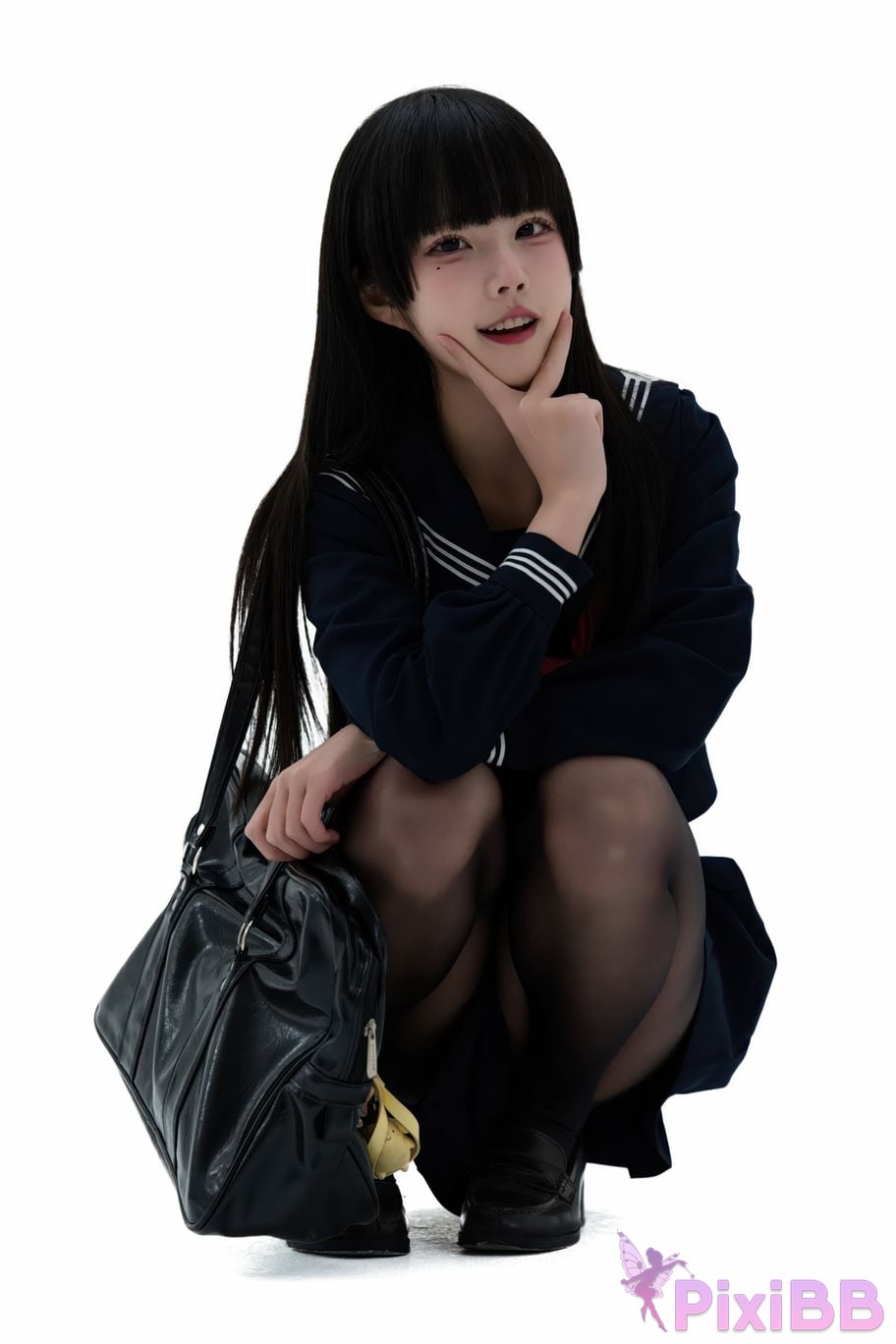 Cosplayer Shimizu Nagi Juniors uniform PixiBB.COM 042