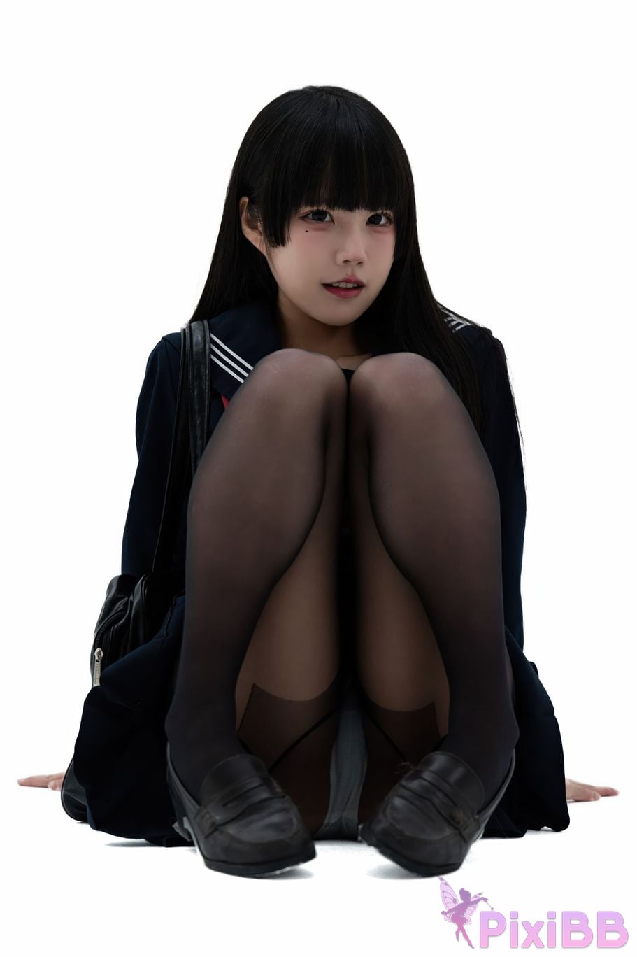 Cosplayer Shimizu Nagi Juniors uniform PixiBB.COM 044