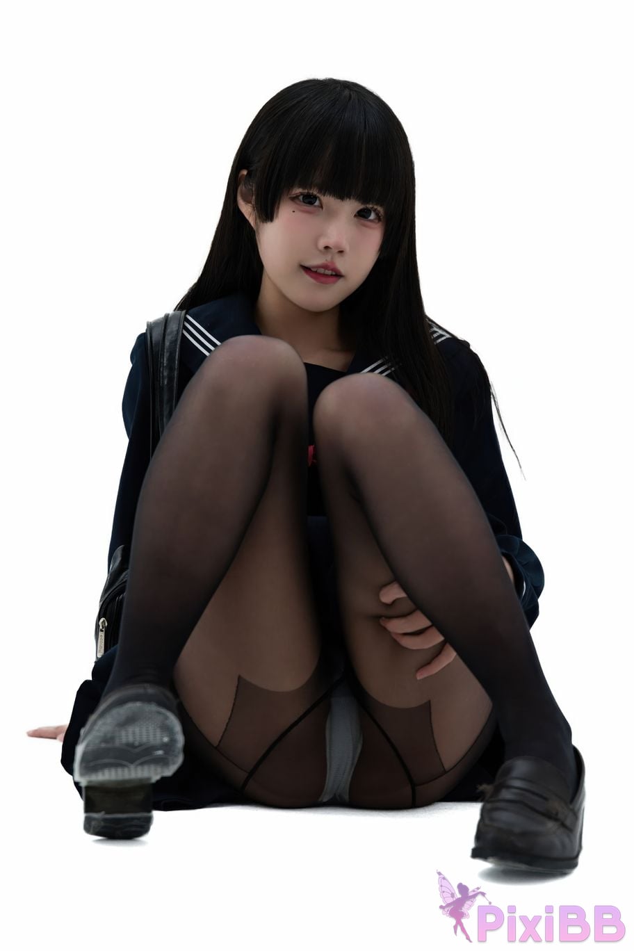 Cosplayer Shimizu Nagi Juniors uniform PixiBB.COM 046