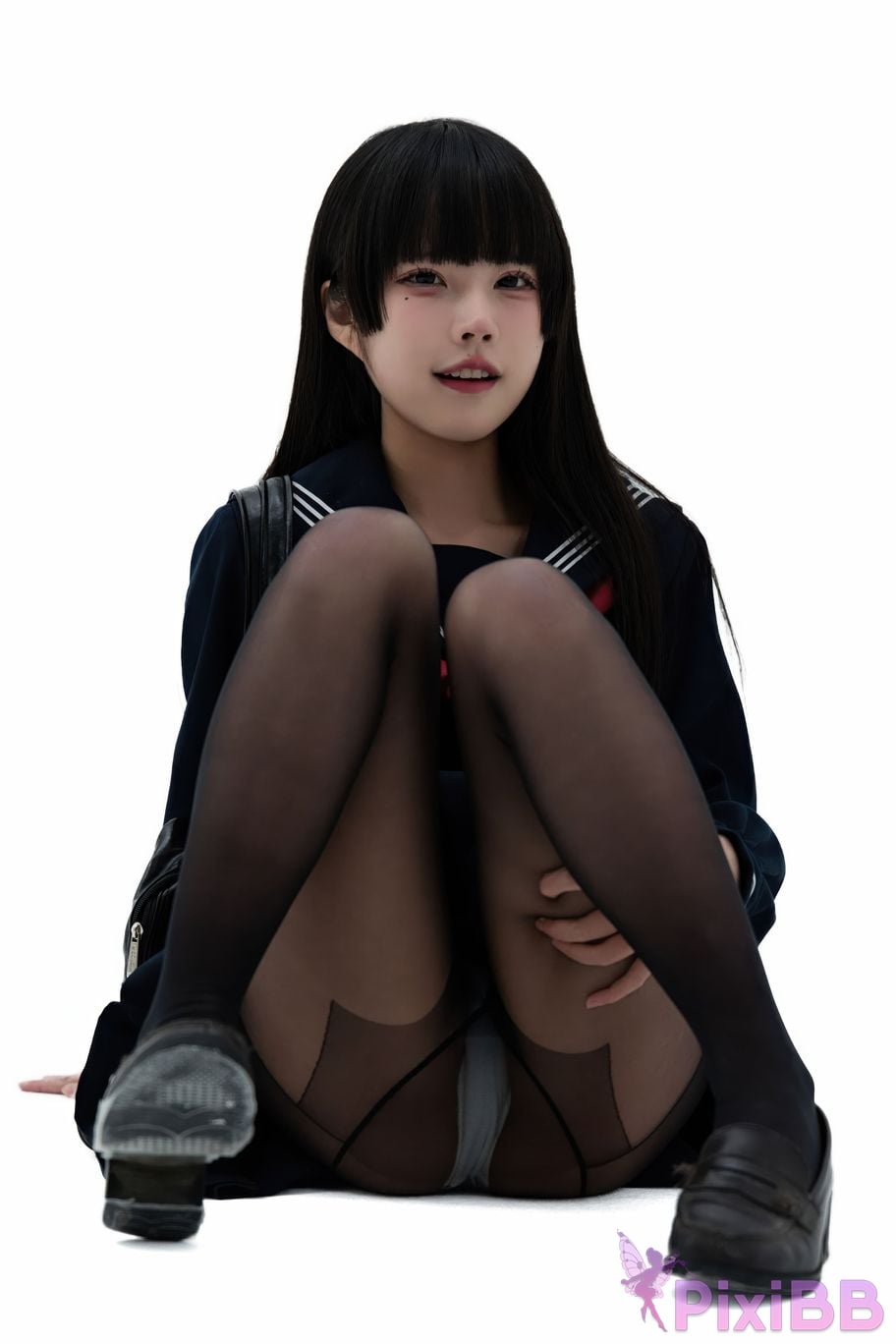 Cosplayer Shimizu Nagi Juniors uniform PixiBB.COM 047