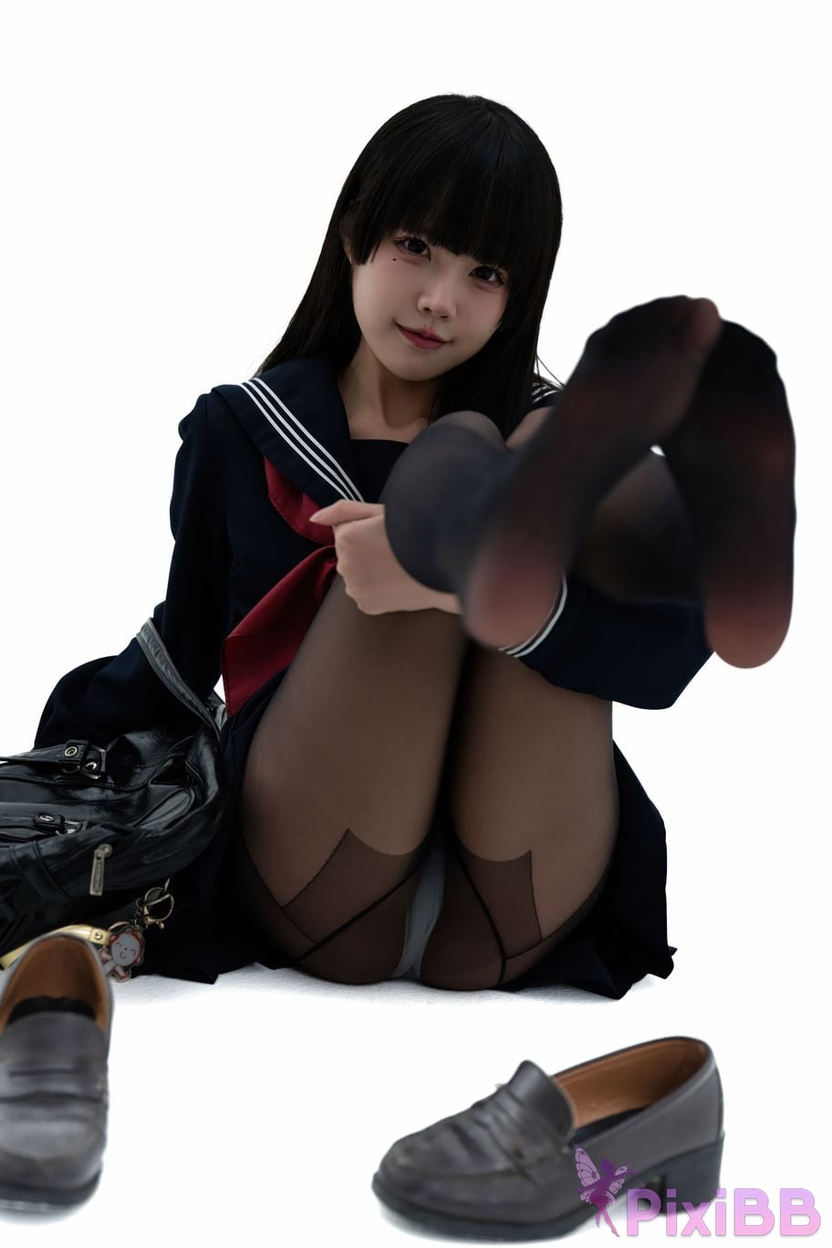 Cosplayer Shimizu Nagi Juniors uniform PixiBB.COM 053