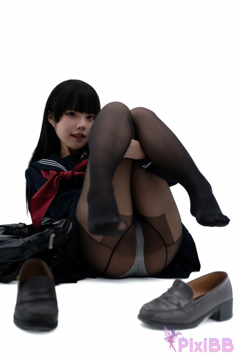 Cosplayer Shimizu Nagi Juniors uniform PixiBB.COM 055
