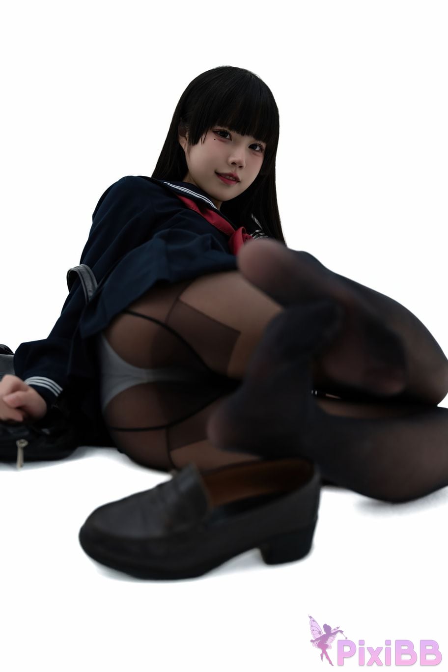 Cosplayer Shimizu Nagi Juniors uniform PixiBB.COM 058