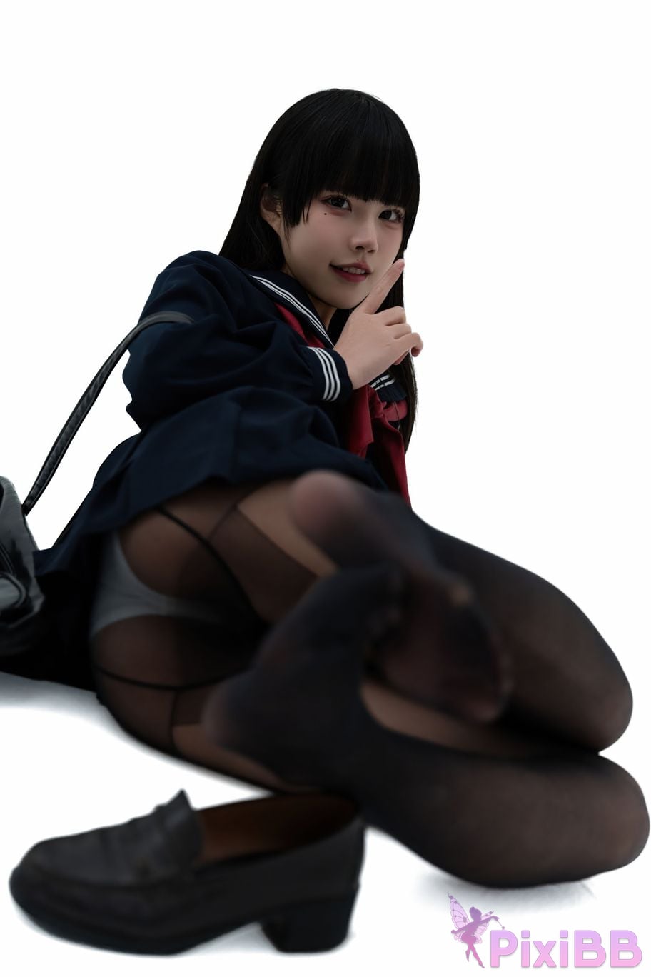 Cosplayer Shimizu Nagi Juniors uniform PixiBB.COM 059