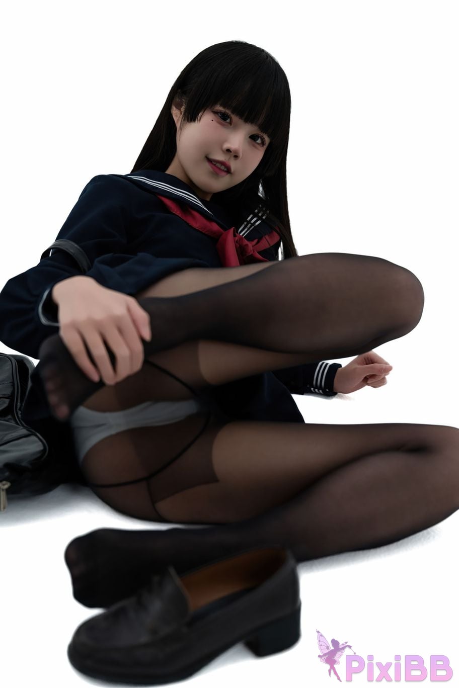 Cosplayer Shimizu Nagi Juniors uniform PixiBB.COM 060