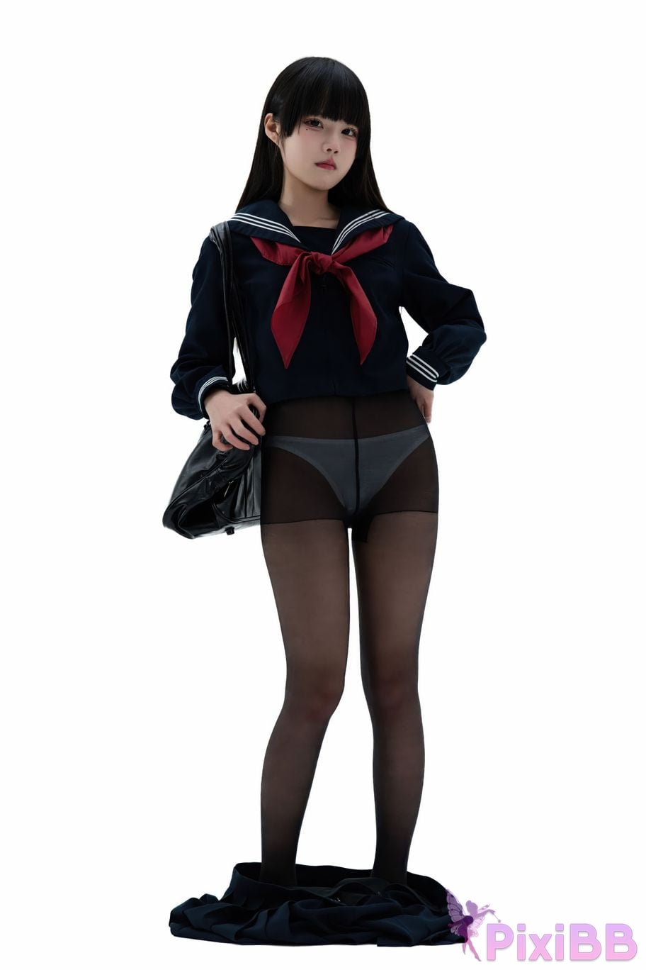 Cosplayer Shimizu Nagi Juniors uniform PixiBB.COM 074