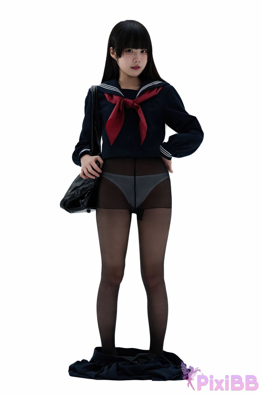 Cosplayer Shimizu Nagi Juniors uniform PixiBB.COM 075