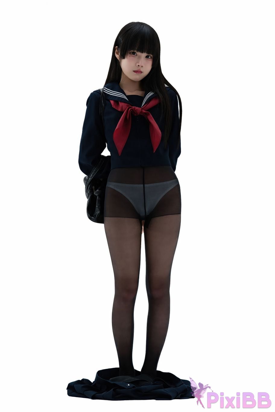 Cosplayer Shimizu Nagi Juniors uniform PixiBB.COM 080