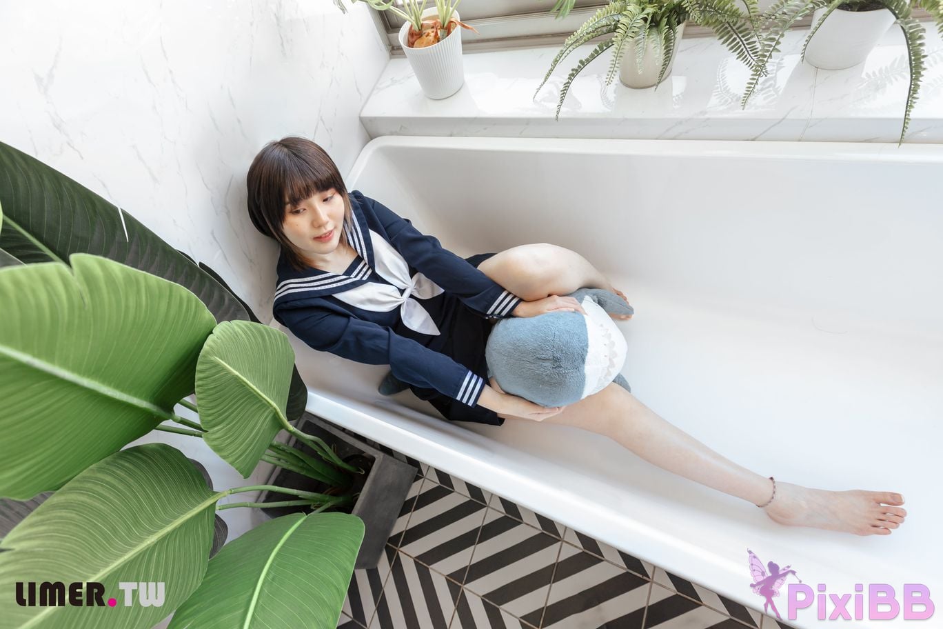 Limerence Original No.073 YuriNO JK Shark PixiBB.COM 051