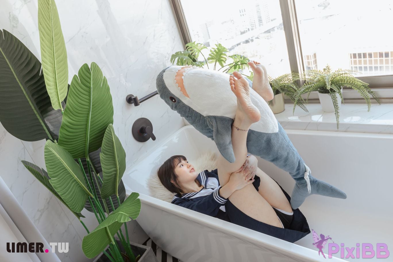 Limerence Original No.073 YuriNO JK Shark PixiBB.COM 068