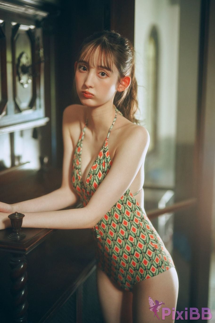 Japanese Idol Cecile Nana Cecil transparent body SPA digital photo book PixiBB.COM 027