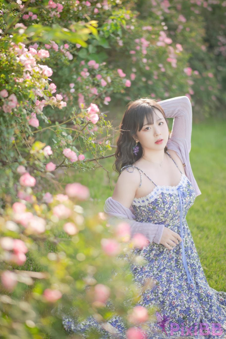 Cosplayer Pipi Nai is so cute rose flower PixiBB.COM 007