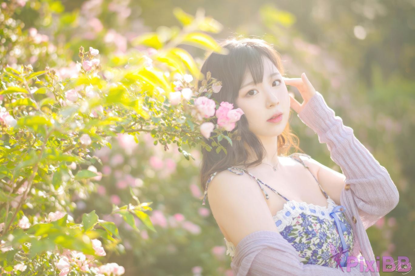 Cosplayer Pipi Nai is so cute rose flower PixiBB.COM 017