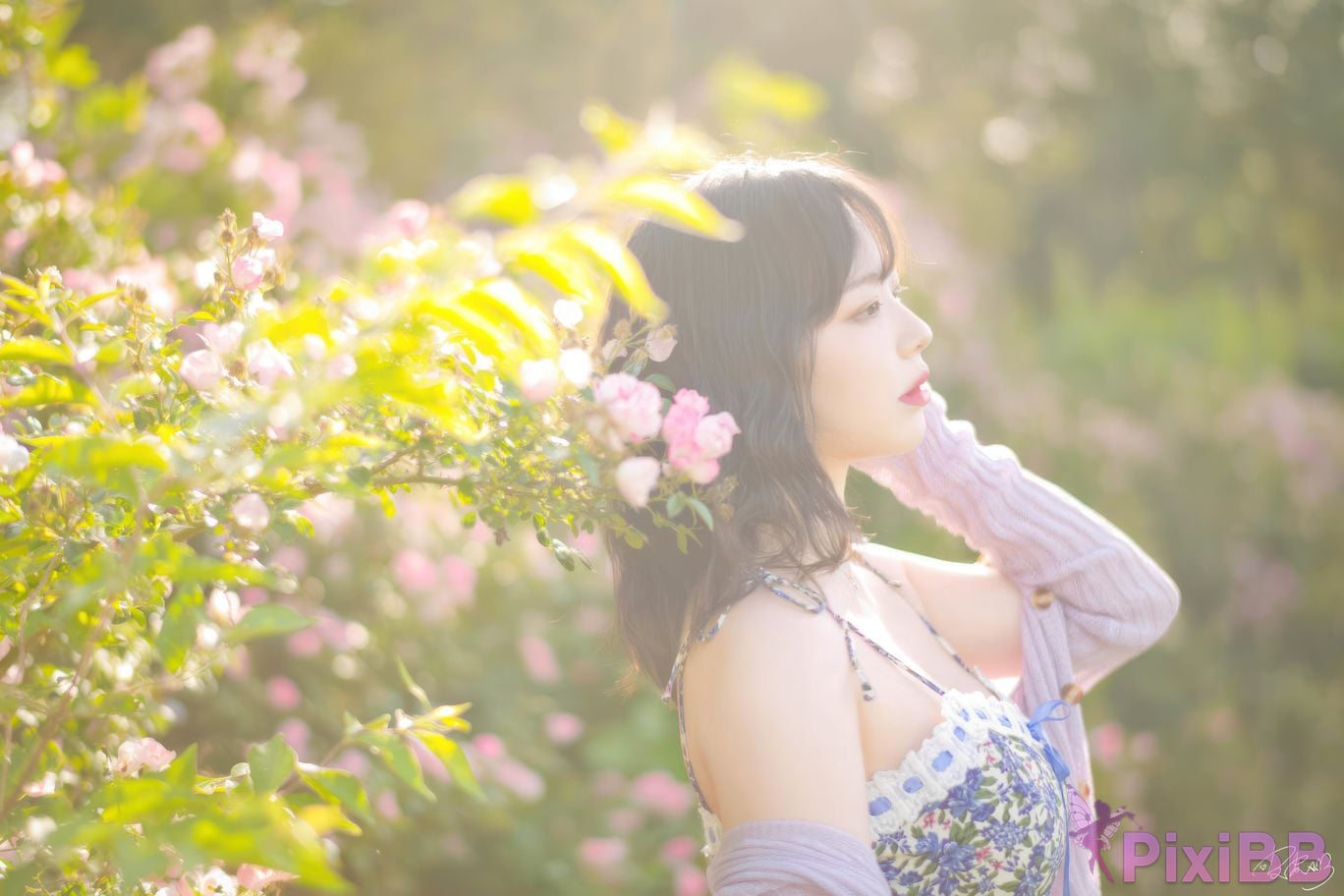 Cosplayer Pipi Nai is so cute rose flower PixiBB.COM 018