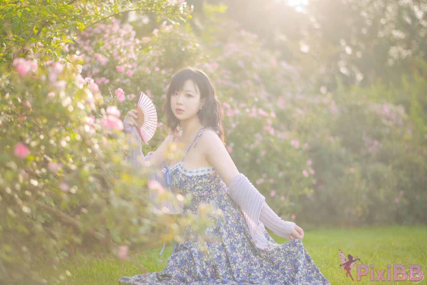 Cosplayer Pipi Nai is so cute rose flower PixiBB.COM 030