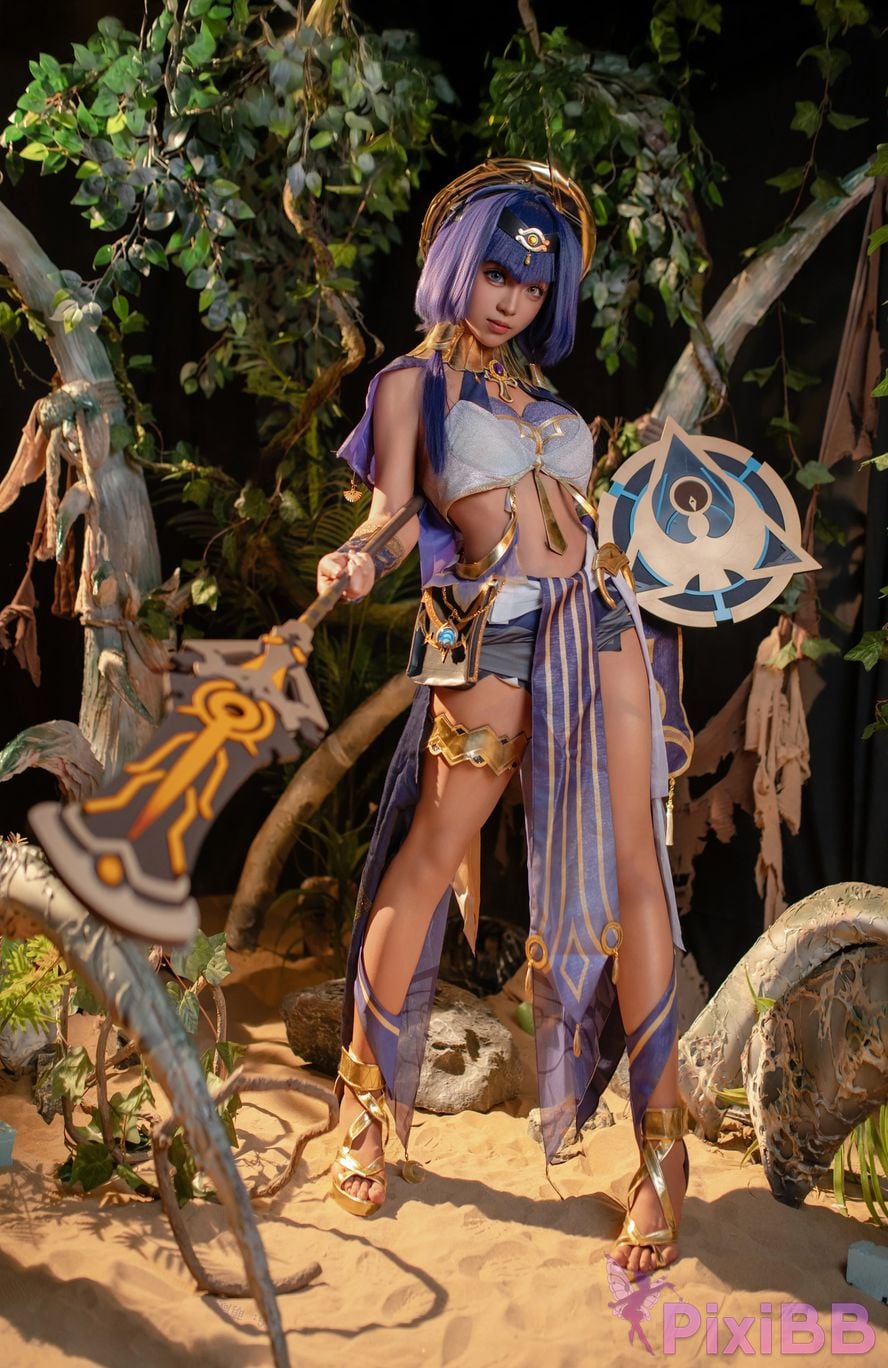 Cosplayer Bangni Bonnie Genshin Candice PixiBB.COM 009