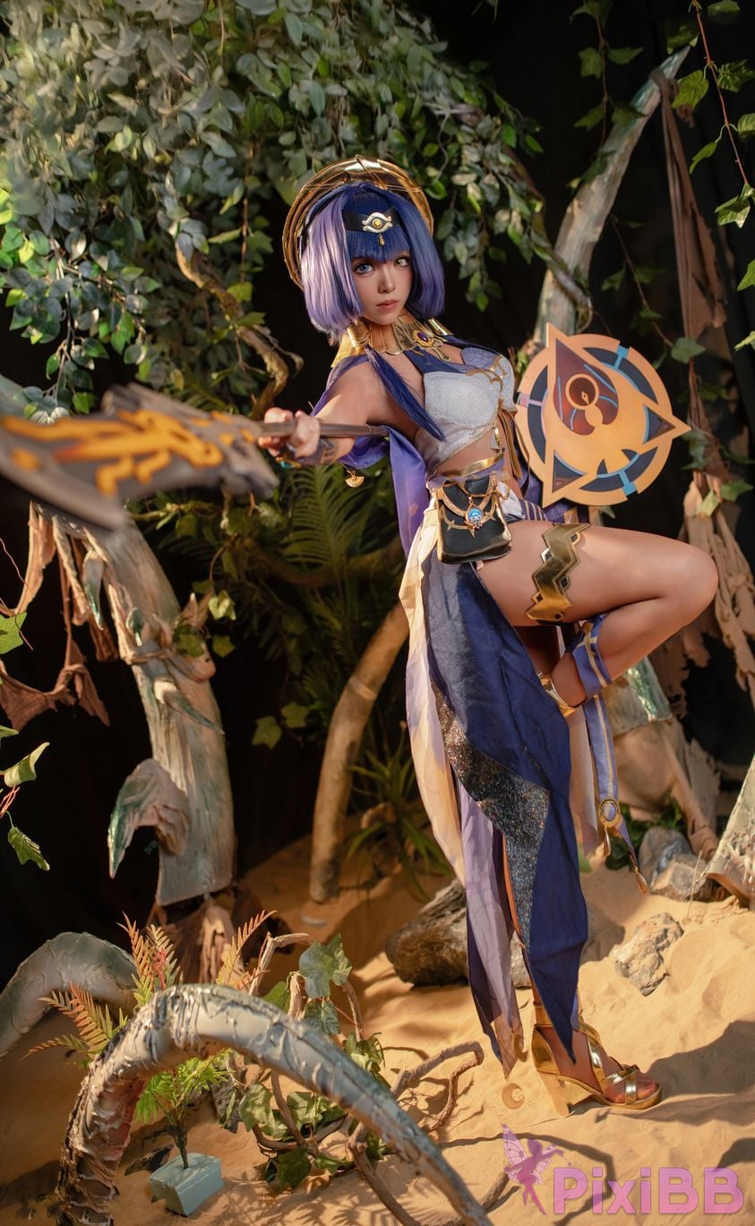 Cosplayer Bangni Bonnie Genshin Candice PixiBB.COM 010