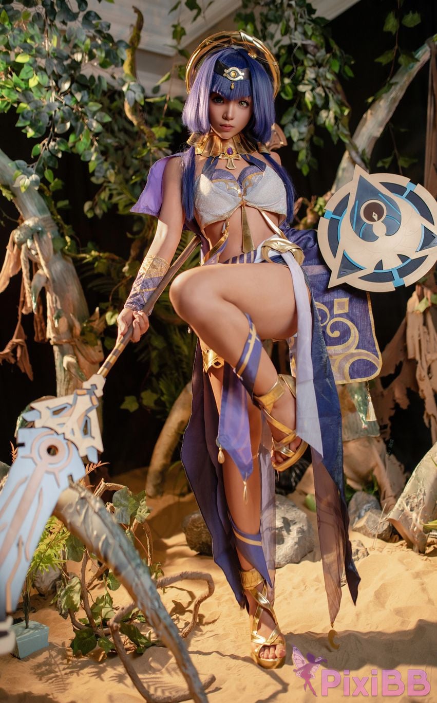 Cosplayer Bangni Bonnie Genshin Candice PixiBB.COM 011