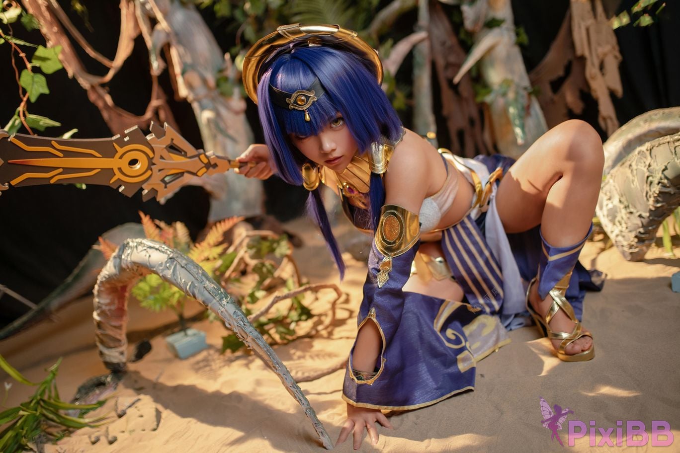 Cosplayer Bangni Bonnie Genshin Candice PixiBB.COM 016