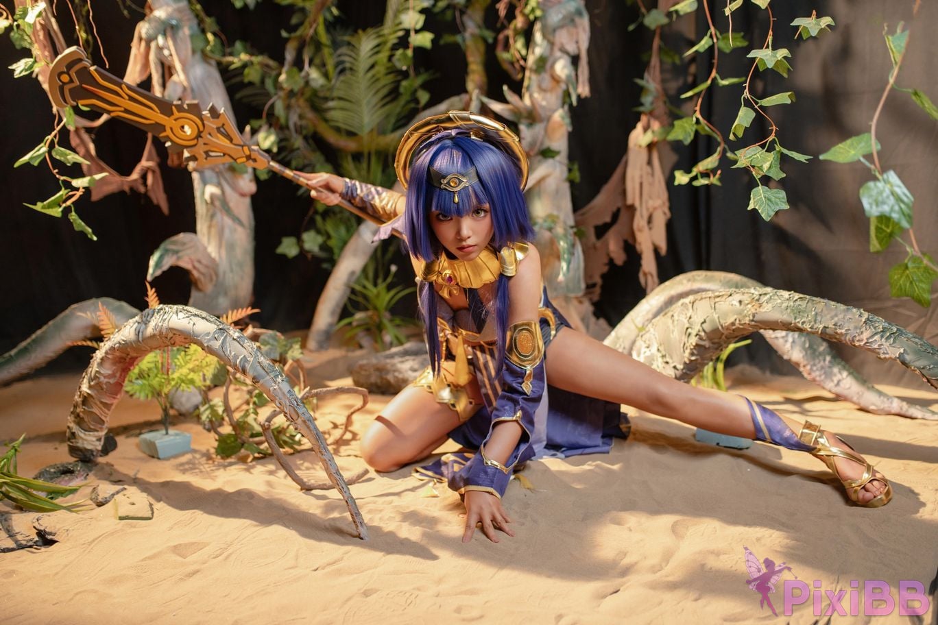 Cosplayer Bangni Bonnie Genshin Candice PixiBB.COM 018