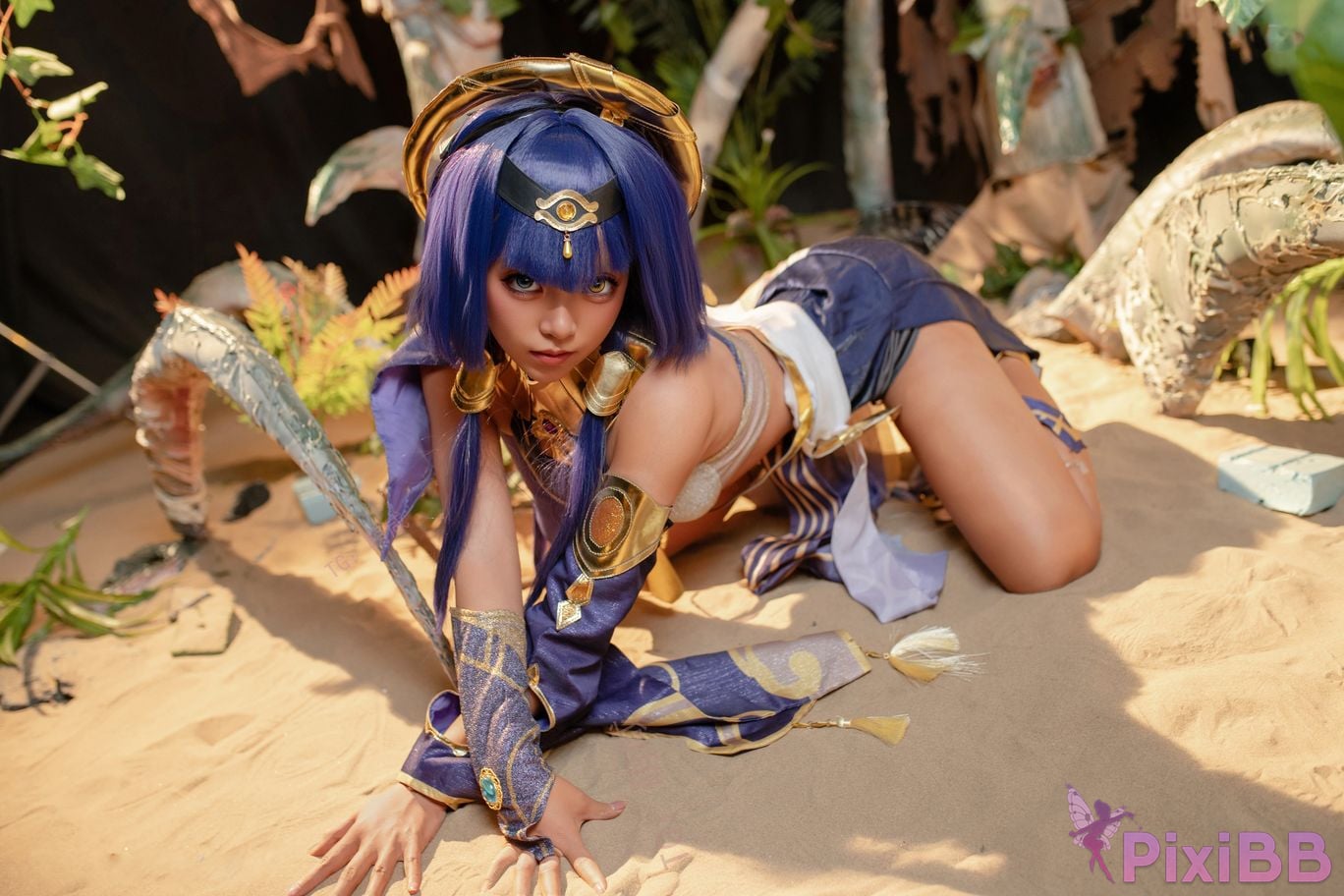 Cosplayer Bangni Bonnie Genshin Candice PixiBB.COM 019