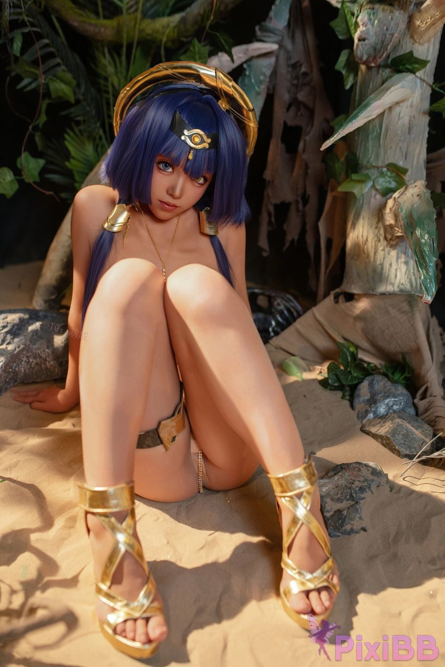 Cosplayer Bangni Bonnie Genshin Candice PixiBB.COM 051