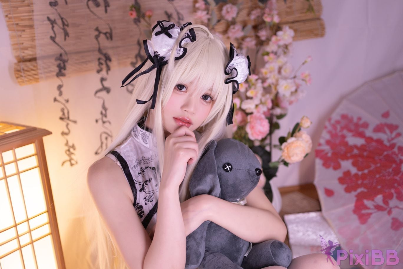 Cosplayer Xing Dai Lu emptiness of fate Qiongmei cheongsam PixiBB.COM 015