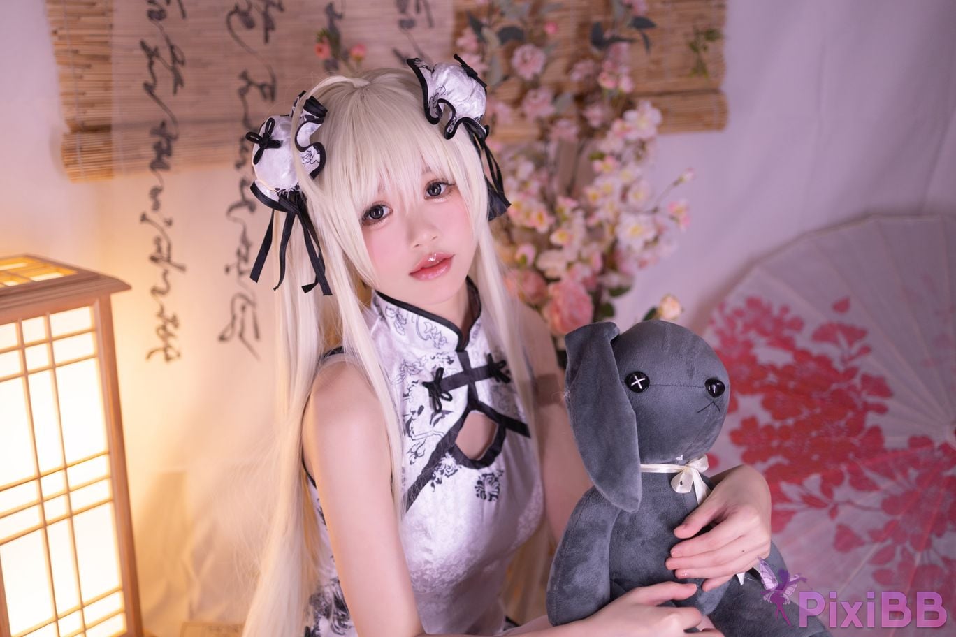 Cosplayer Xing Dai Lu emptiness of fate Qiongmei cheongsam PixiBB.COM 023