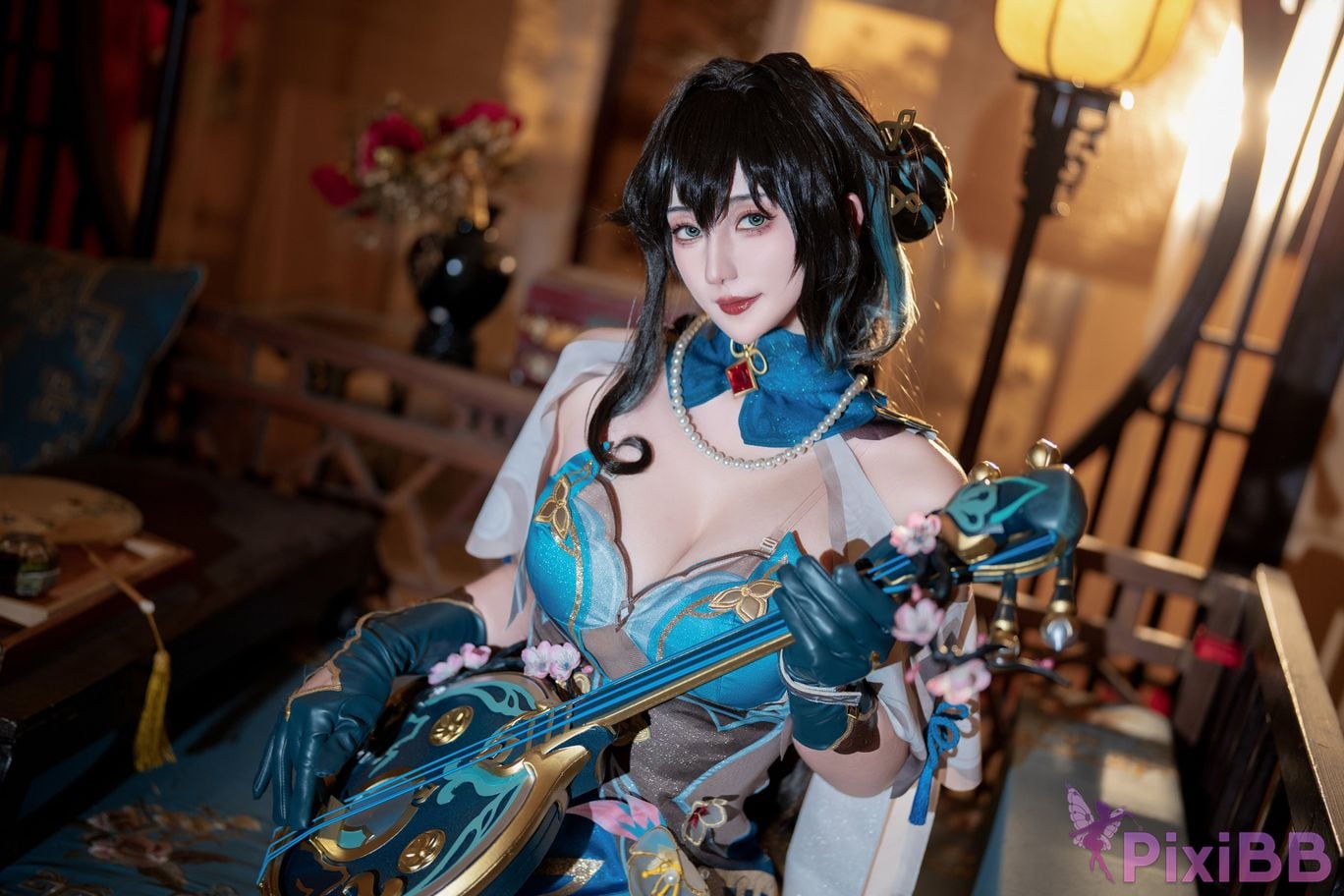 Coser Xing lan shi lan lan jiao lan mei ya PixiBB.COM 004