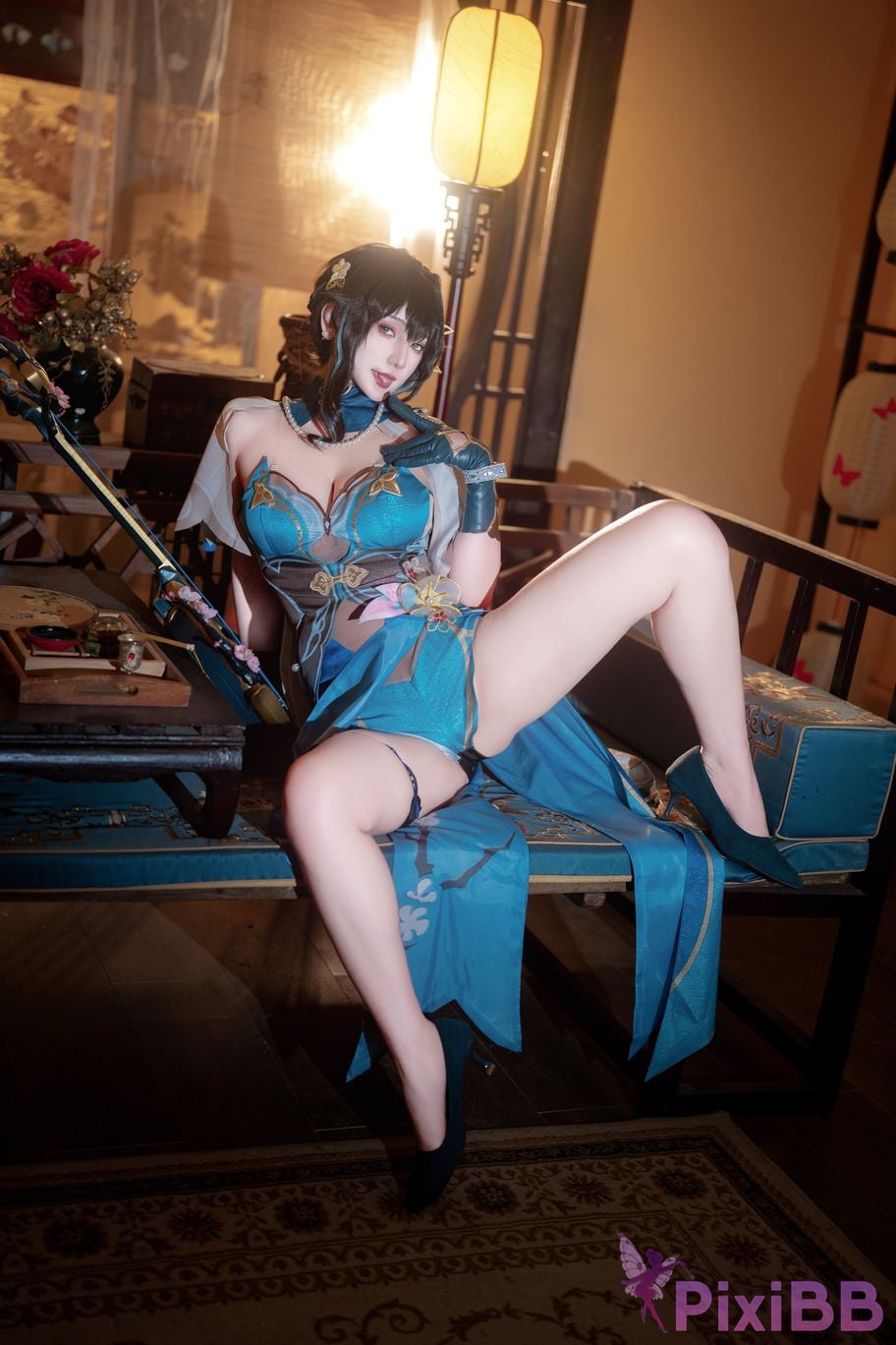 Coser Xing lan shi lan lan jiao lan mei ya PixiBB.COM 007