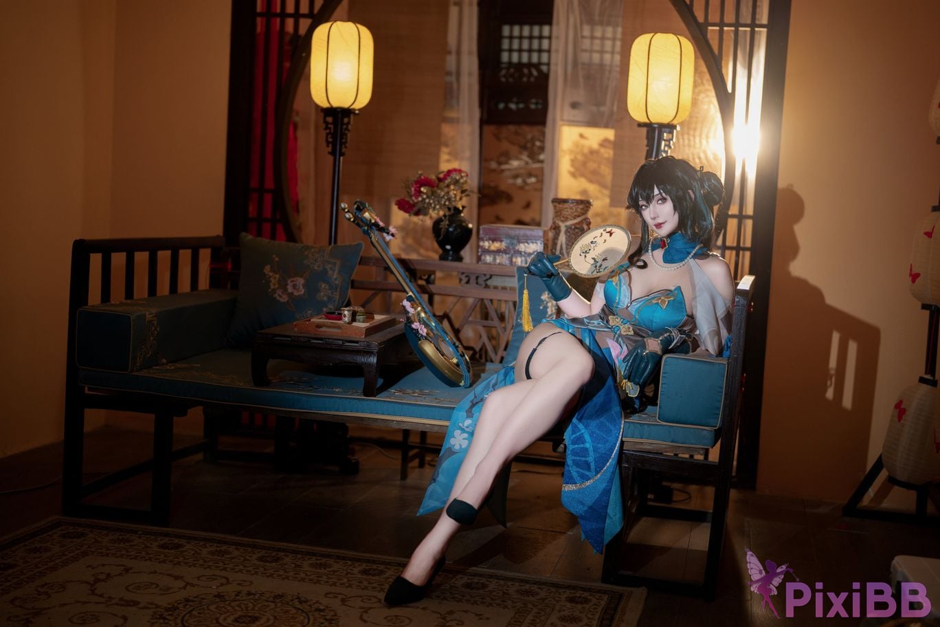 Coser Xing lan shi lan lan jiao lan mei ya PixiBB.COM 009