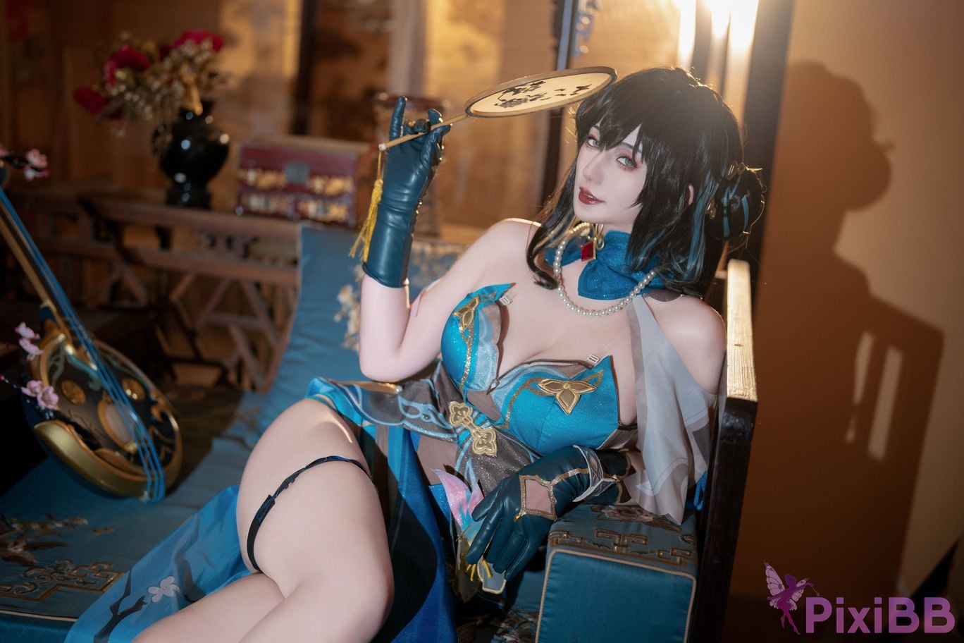 Coser Xing lan shi lan lan jiao lan mei ya PixiBB.COM 011