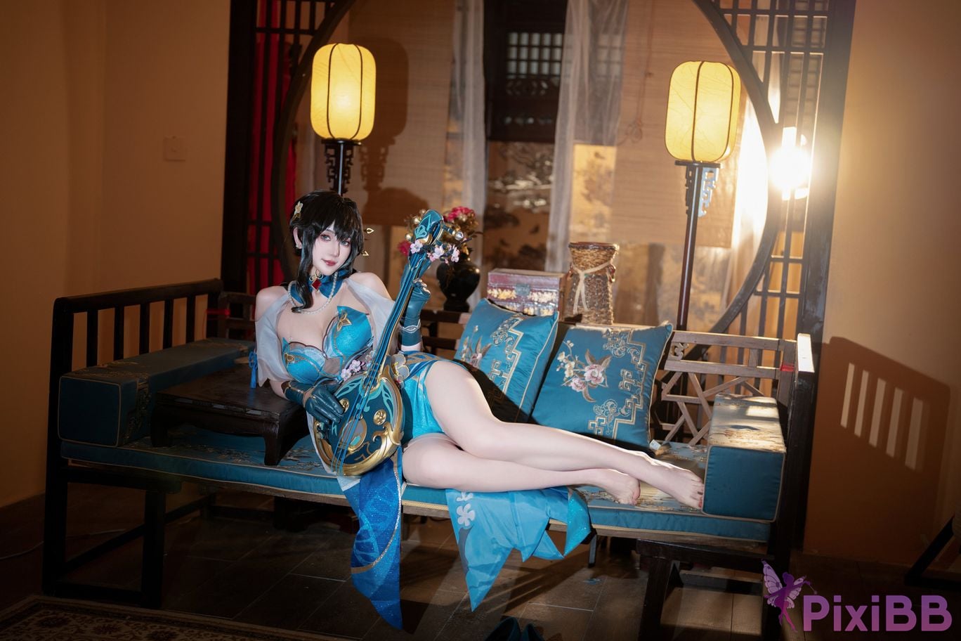 Coser Xing lan shi lan lan jiao lan mei ya PixiBB.COM 012