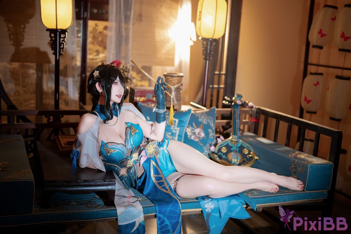 Coser Xing lan shi lan lan jiao lan mei ya PixiBB.COM 014