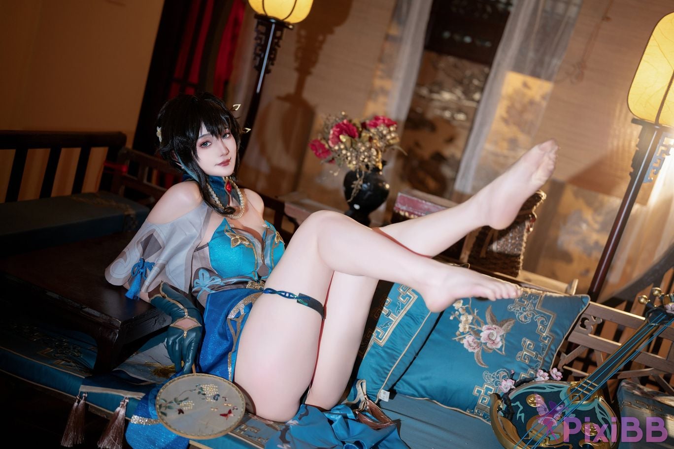 Coser Xing lan shi lan lan jiao lan mei ya PixiBB.COM 016