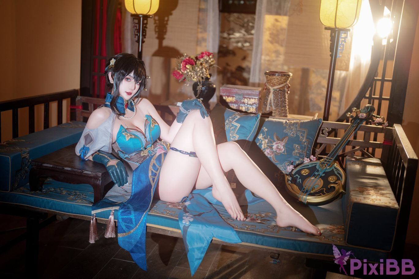 Coser Xing lan shi lan lan jiao lan mei ya PixiBB.COM 017