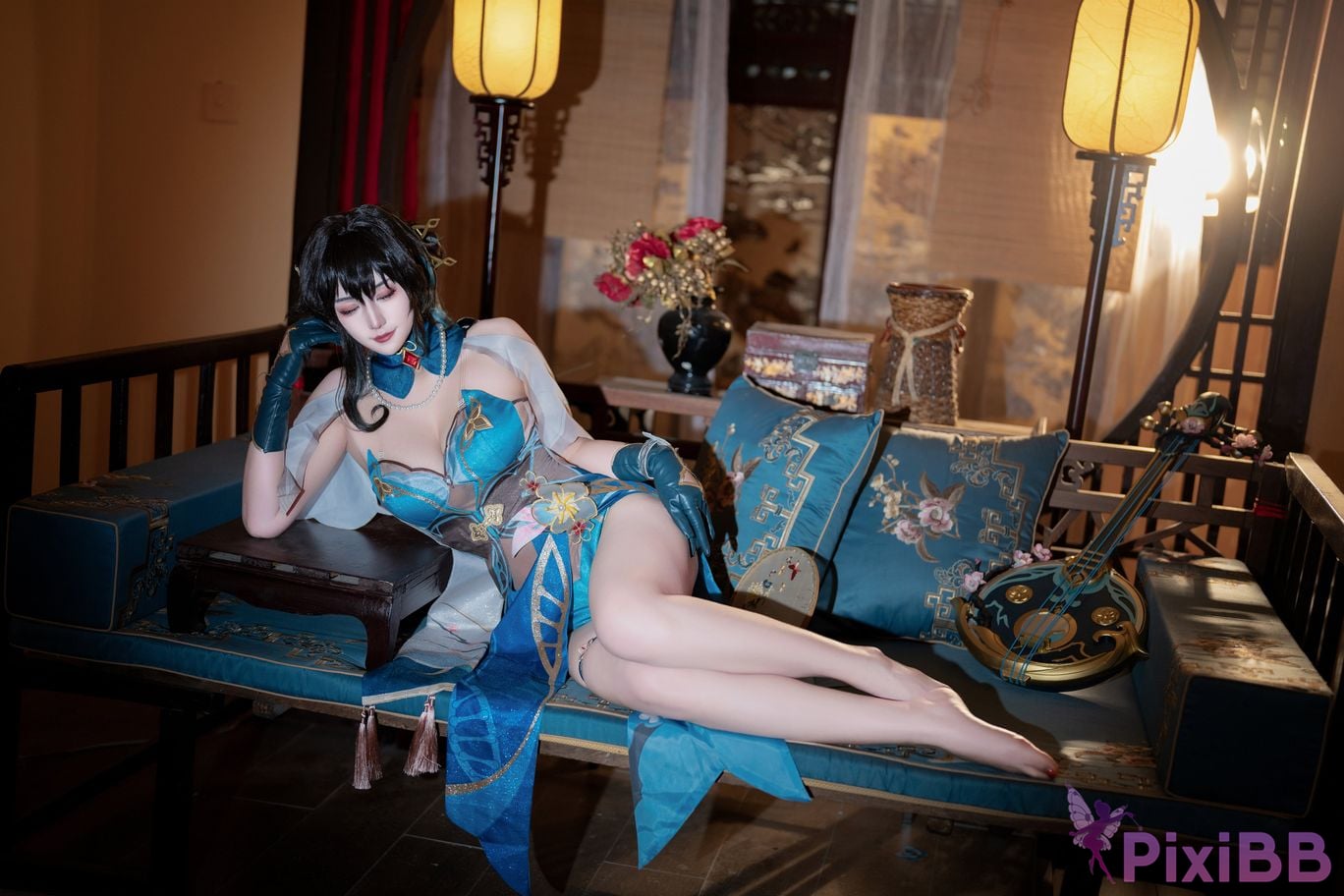 Coser Xing lan shi lan lan jiao lan mei ya PixiBB.COM 018